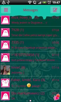 GO SMS Pro Fairy Theme android App screenshot 3