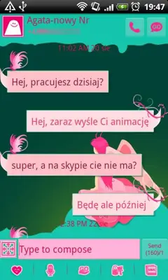 GO SMS Pro Fairy Theme android App screenshot 4